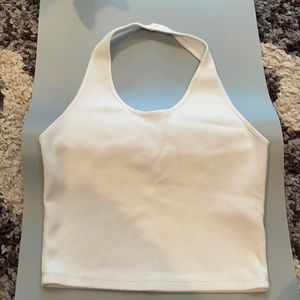 Top Shop White Halter Top